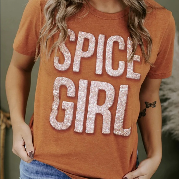 NWT Haute Mess “Spice Girl” Plus Size Fall Tee - Picture 2 of 4